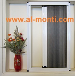 www.Al-Monti.com  Wire mesh screen , Rolling screen , Plisse screen, Fix type  